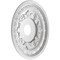 Ekena Millwork Baltimore PVC Ceiling Medallion (Canopies up to 7 3/4"), 19"OD x 3 1/2"ID x 1"P, Bright Coat Chrome CMP19BABCR - alternate 5